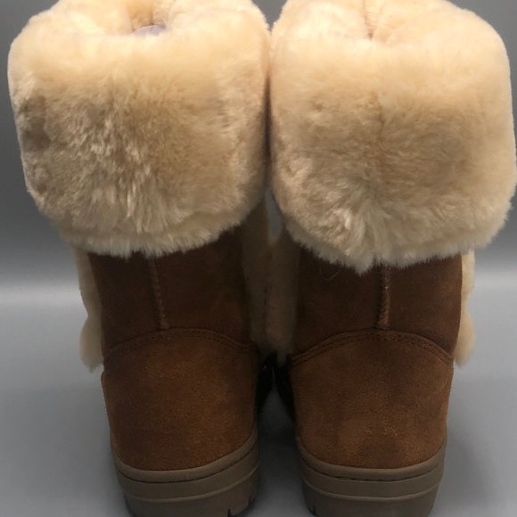 Style and Co. Whitty Chestnut Winter Boots - Picture 4 of 9